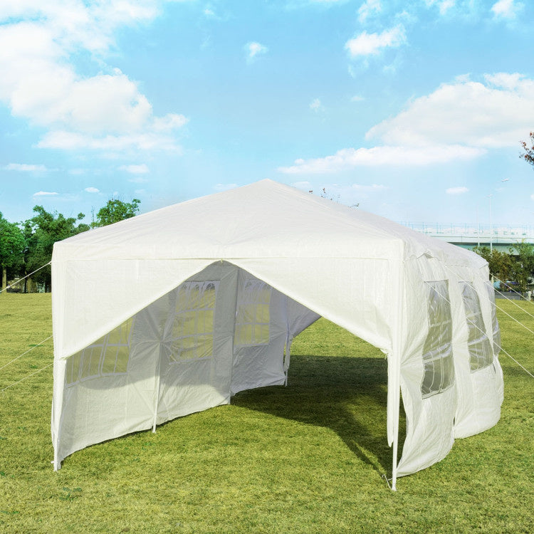 Coast Partytent - Paviljoen - 8 Zijwanden - Waterdicht - 300 x 900 cm - Wit