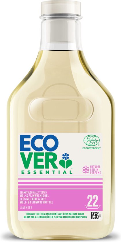 Ecover Wasmiddel Essential Wol- en Fijnwas 22 Wasbeurten 1000 ml
