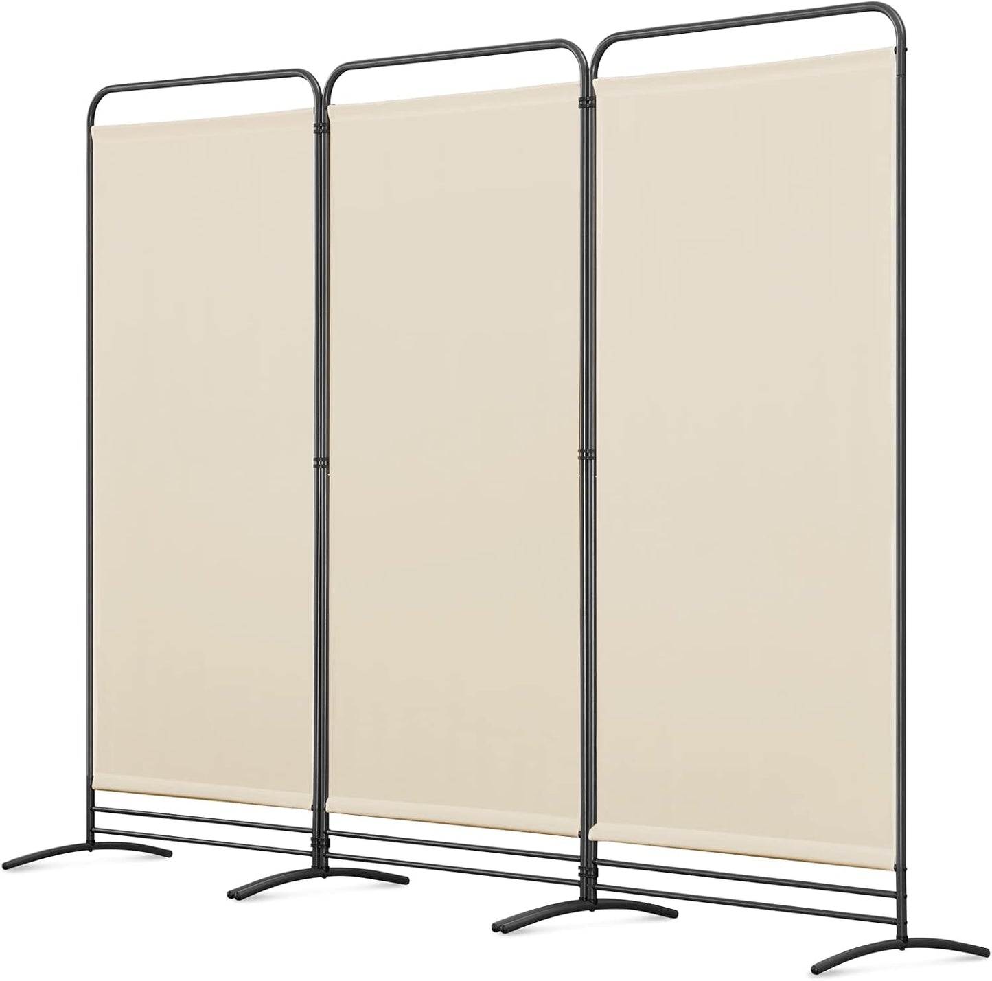 Angel Living Kamerscherm - 3 Panelen - 243 x 180 cm - Beige