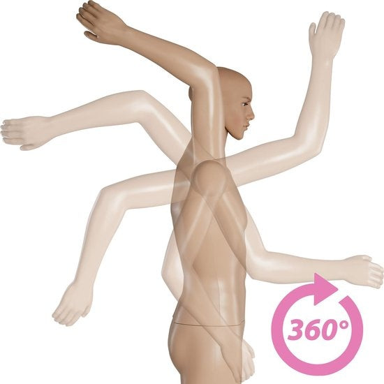 tectake® - etalagepop paspop model "heren"- demonteerbaar - 402662