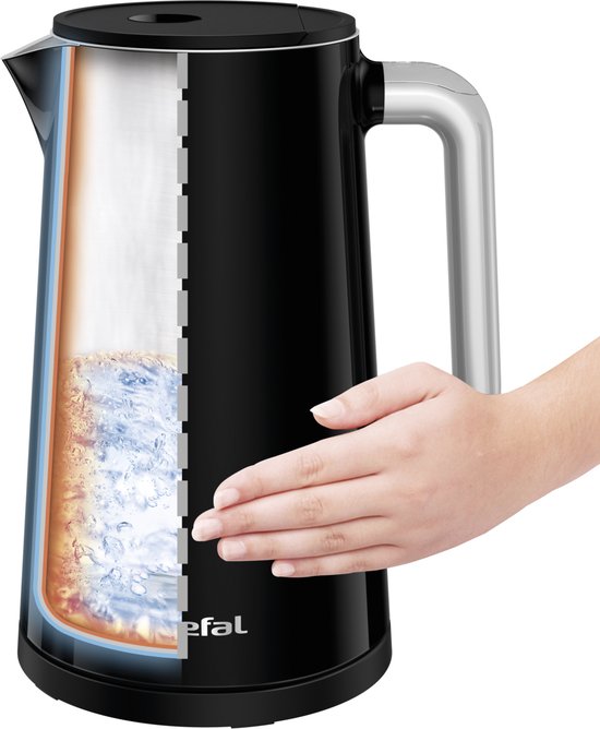 Tefal Smart'N Light KO8508 - 1,7L Waterkoker - Zwart - 5 verschillende temperatuurinstellingen