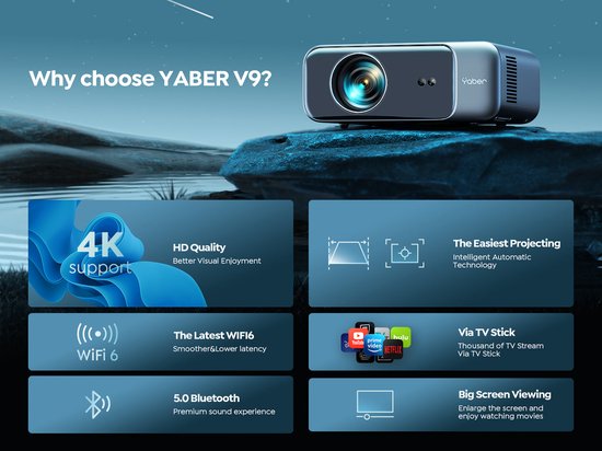 Yaber - Pro V9 - Projector