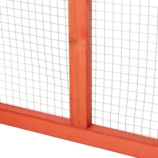 tectake konijnenhok bruin - 404403