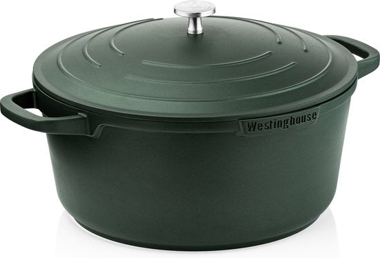 Westinghouse Performance Braadpan – Ø24 cm – Inductie Pan – Inclusief Deksel – Groen