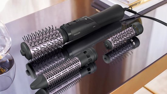Philips 7000 series BHA715/00 haarstyler Krulborstel Warm Grijs, Roze 1000 W 1,8 m
