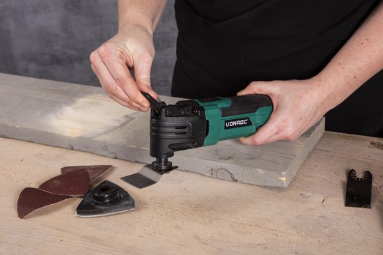 VONROC Multitool – Oscillerend – 300W – Incl. accessoires & opbergtas