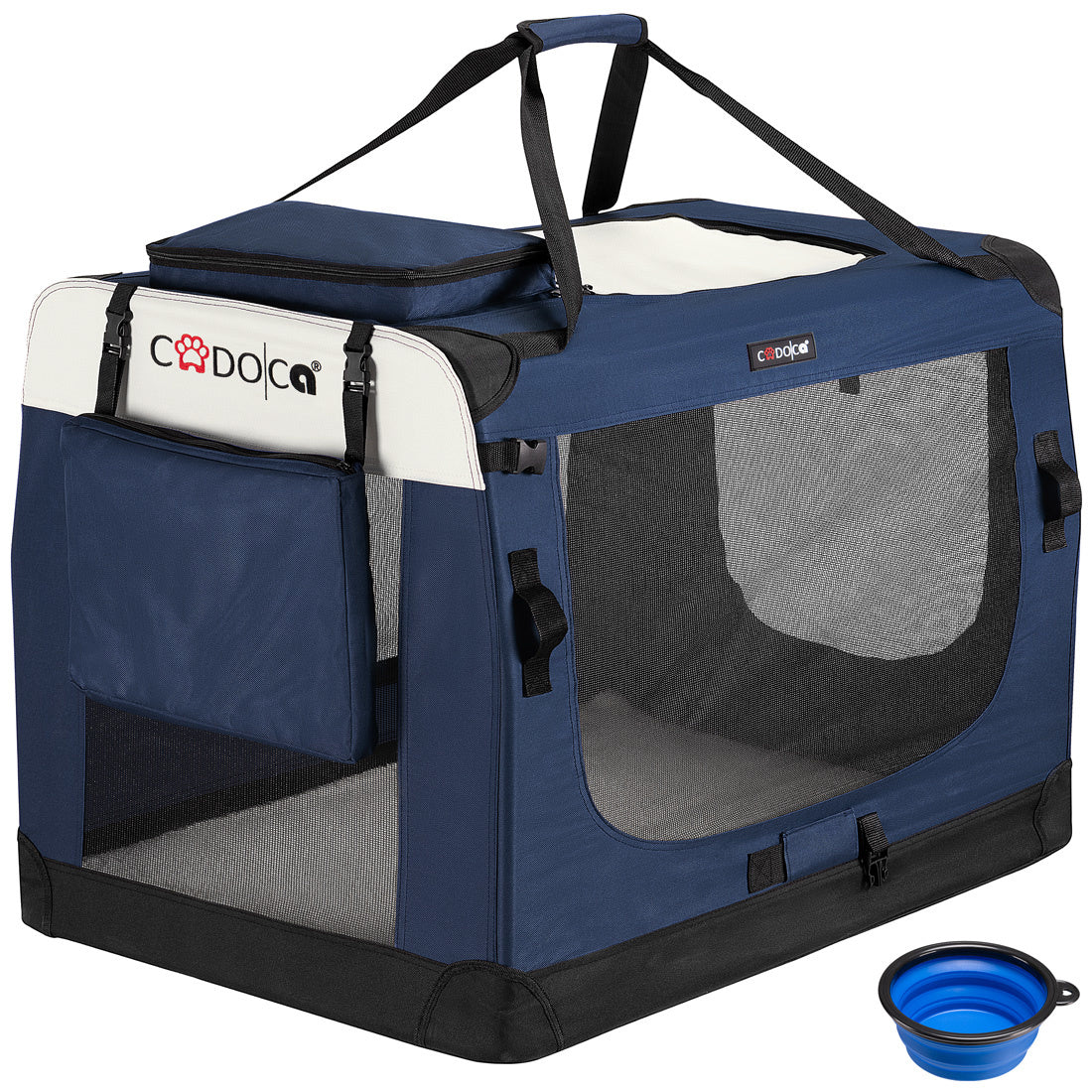 Cadoca Honden & Katten Reismand XXL - 90x59x65cm - Marine Blauw