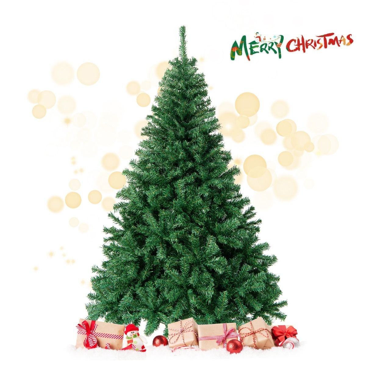 Coast Kunstkerstboom Groen – 116 x 183 cm – 1000 Takpunten met Scharnierconstructie en Metalen Standaard