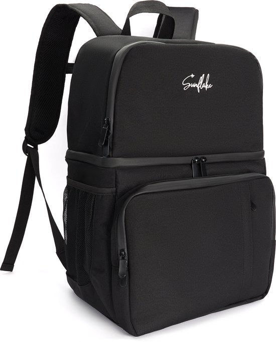 Koelrugzak - 28L Koeltas Rugzak - Koelrugtas - Koeltas Backpack - Zwart - Sunflake