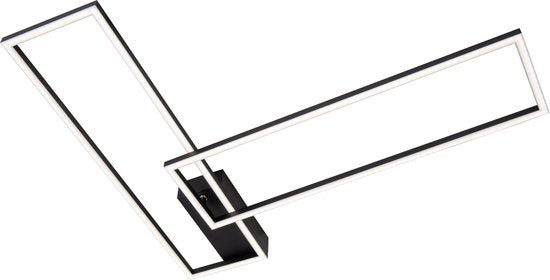 Lucide ARIANNE - Plafonnière (Plafondlamp) - LED - CCT - 1x23W 2700K/4000K - Zwart