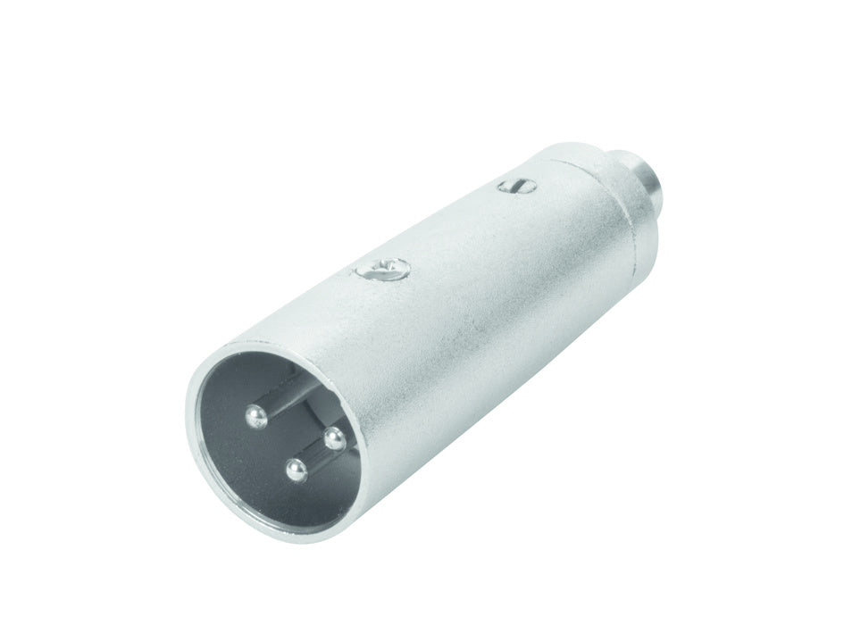 HQ-Power Xlr-rca connector - xlr 3-polig mannelijk naar rca vrouwelijk
