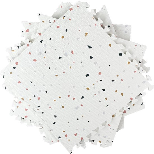 NilaFee™ - Luxe Speelmat - Foam - Baby - Speelkleed - Kruipmat - 180 x 120 x 1.5 cm - Puzzelmat - Opbergtas - Classic Wit