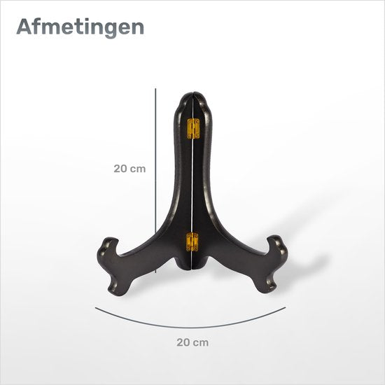 Luft Houten borden display - Borden tot 27cm hoog - Elegant design - Bordenstandaard - borden display standaard - Bordenhouder - Voor sierborden - Boekstandaard - bordenhanger - bordenrek