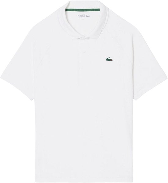 Lacoste Regular Fit Ultra Dry Sport Poloshirt - Stretch piqué - maat 5 - White