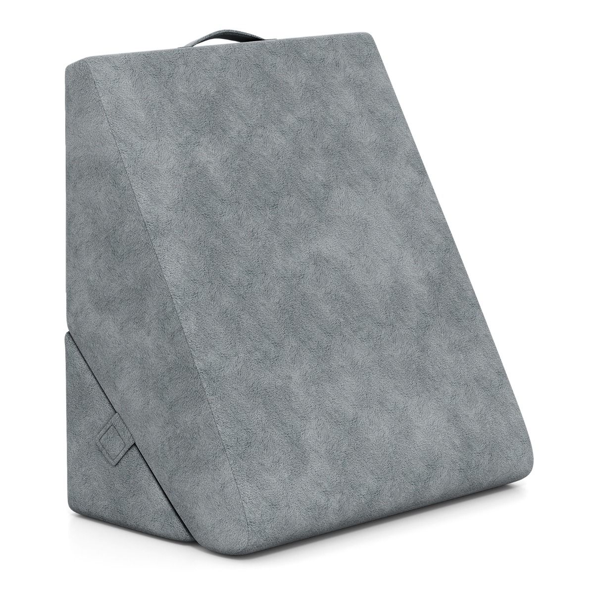 Coast Bedwigkussen - Verstelbaar - Traagschuim en spons - Grijs - 55 x 52 x 33 cm