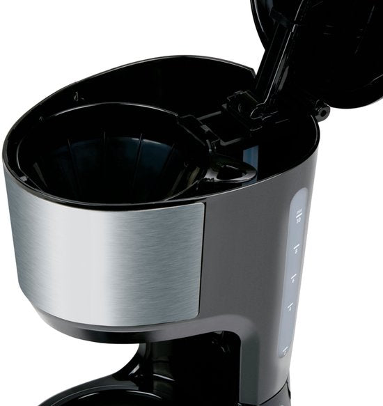 alpina Koffiezetapparaat Filterkoffie 750 W - Koffiemachine met Herbruikbare Koffiezet Filter - Koffiemachine met 1,25 L Glazen Kan - 10 Kopjes Koffie per Keer - Anti-Druppel Koffiemaker