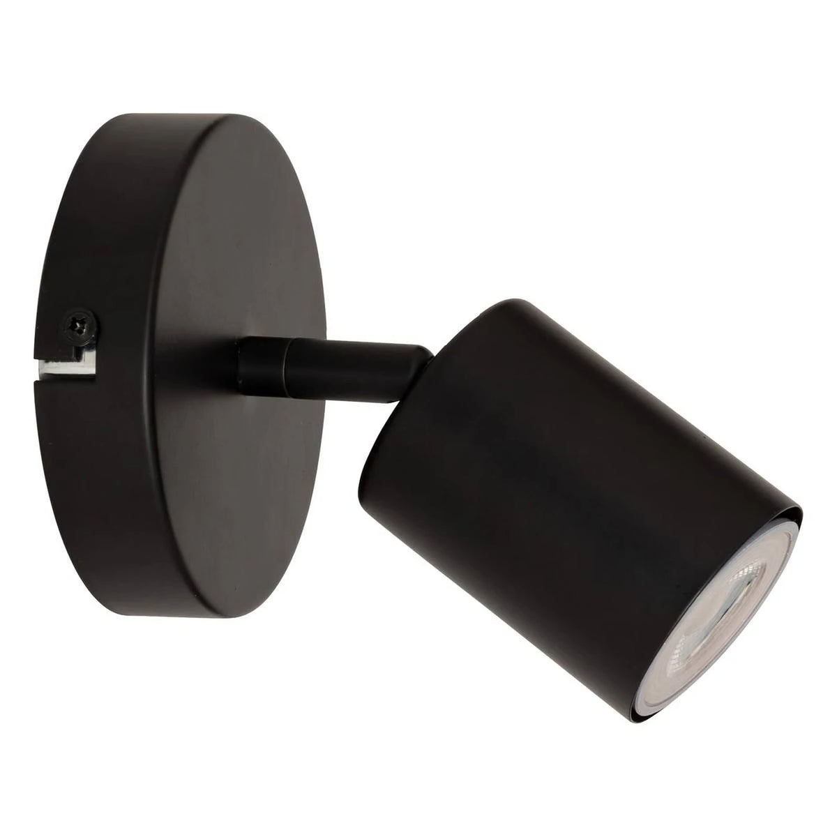 Atmosphera Vico Wandlamp - Zwart - Metaal - Verstelbare Spotkop - Ø10 cm