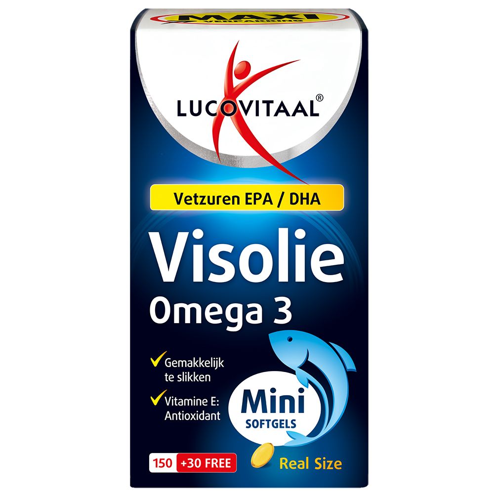 Lucovitaal Visolie Omega 3 Mini Softgels - 60 Capsules
