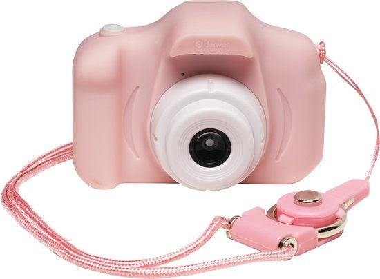Denver Kindercamera Full HD - Selfie Camera - 40MP - Digitale Camera Kinderen - Foto en Video - Spelletjes - KCA1340 - Roze
