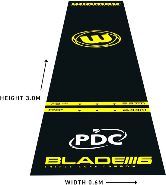 Winmau Pro Zone Essential PVC dartmat