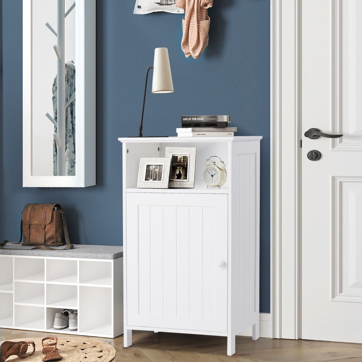 Coast Badkamerkast Met Deur - 3 Laags - 40 x 30 x 70 cm - Wit