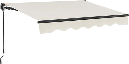 Zonnescherm / Luifel - 300 x 250 cm - Beige - Incl. Bevestigingsmaterialen