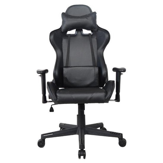 Gamestoel Thomas - bureaustoel racing gaming - ergonomisch - zwart