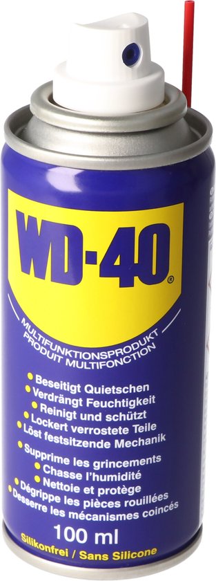 WD-40® Multi-Use Product Classic - Verdrijft vocht - Stopt piepen en kraken - Beschermt tegen roest en corrosie - Verwijdert vuil - Siliconenvrij - 100ml