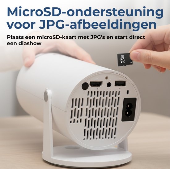 Denver Mini Beamer PR2500 – Full HD 1920x1080P – 175 ANSI Lumen – Thuisbioscoop Projector – HDMI, USB-C & Bluetooth – Compact & Draagbaar