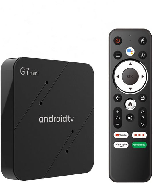Tibagoods Mediaplayer - Android TV Box 4K HDR - Geschikt voor chromecast streaming - Mediabox - Tv Dongel - Streaming box met wifi - Creëer je SMART TV - Geschikt voor alle soorten streaming apps
