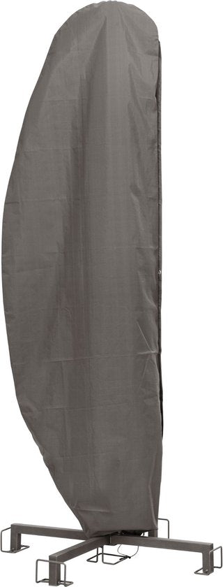 Perel Buitenhoes voor zweefparasol tot Ø 3.5 m, grijs, 260 cm x 86 cm