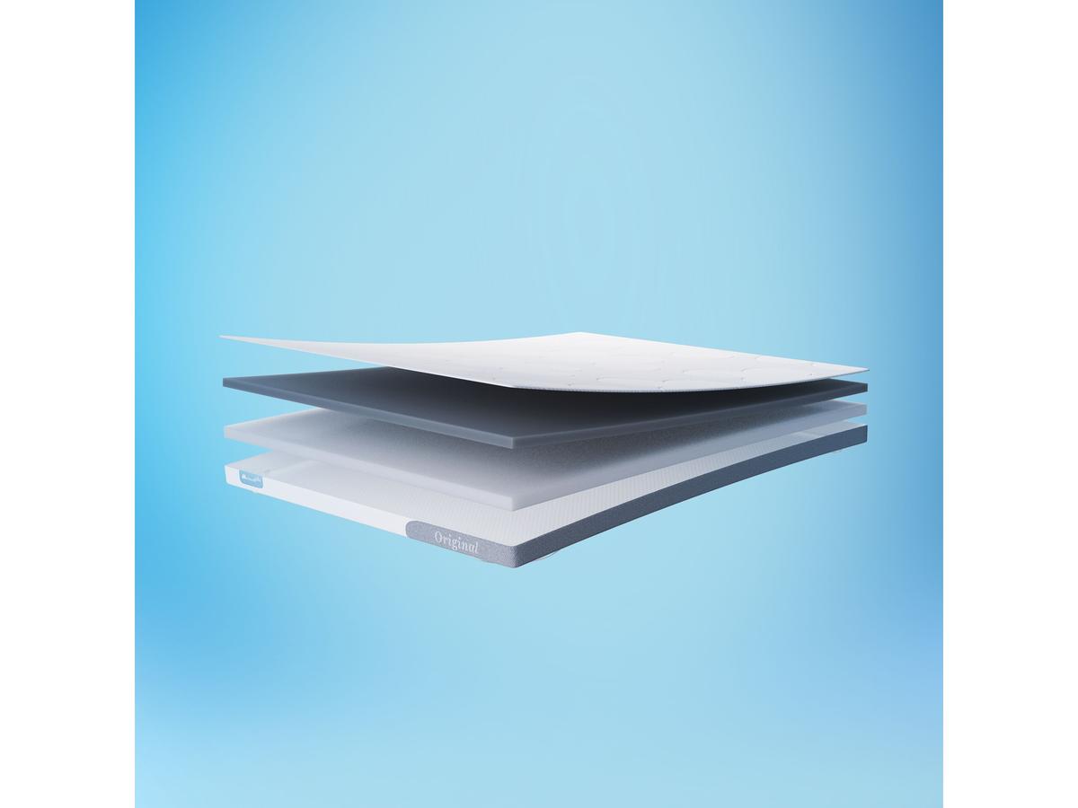 Cloudpillo Topper The Original - Comfortabele Matrassentopper - 180 x 210 cm - Wit