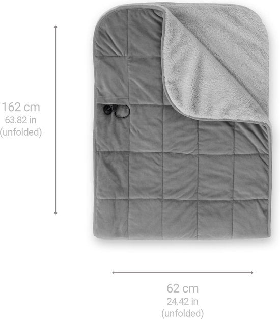 Decoways - Medisana Elektrische deken 3-in-1 HB 674 162x62 cm grijs