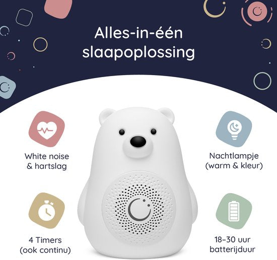 Numsy Bruno White Noise Machine Baby - Witte Ruis Apparaat - 2025