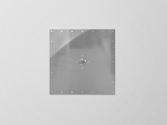 Regendouche Brauer Nurnberg Plafond 50cm Vierkant Chroom