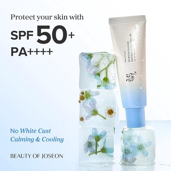 Beauty of Joseon Relief Sun Aqua-Fresh: Rijst + B5 SPF 50+/PA++++ - 50ml + Panthenol B5