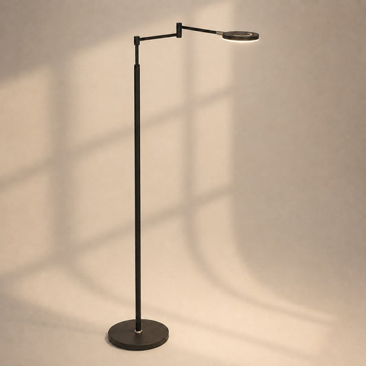 Steinhauer vloerlamp Soleil - zwart - luminium - 3515ZW