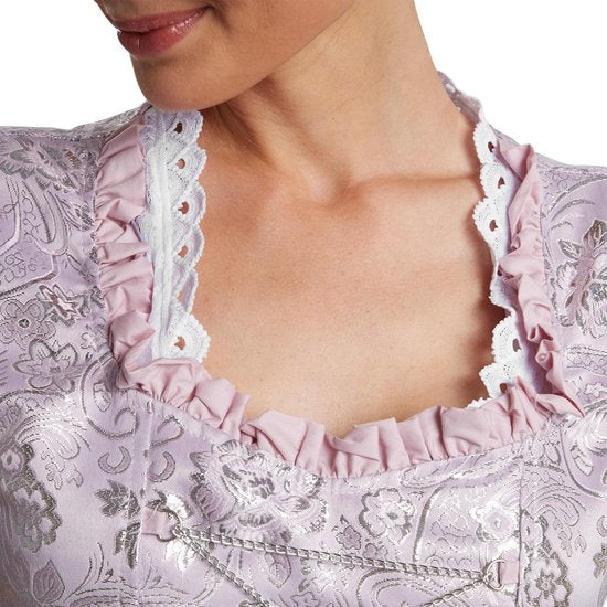 dressforfun - Maxi-Dirndl Neuschwanstein model 2 XL - verkleedkleding kostuum halloween verkleden feestkleding carnavalskleding carnaval feestkledij partykleding - 304648