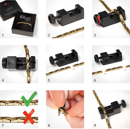 Lucovitaal Yinmagnetic Magneet Armband Goud