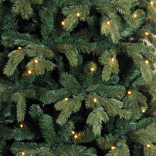 Triumph Tree Sherwood Deluxe Kunstkerstboom met LED-Verlichting - H185 x Ø127 cm - Groen