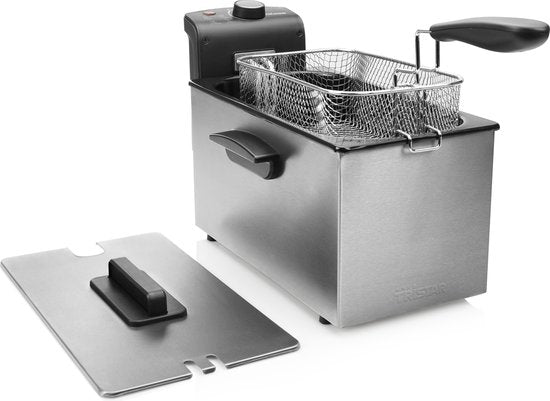 Tristar Frituurpan 3 liter - FR-6946 - Frituese 2000W - Koud zone - RVS