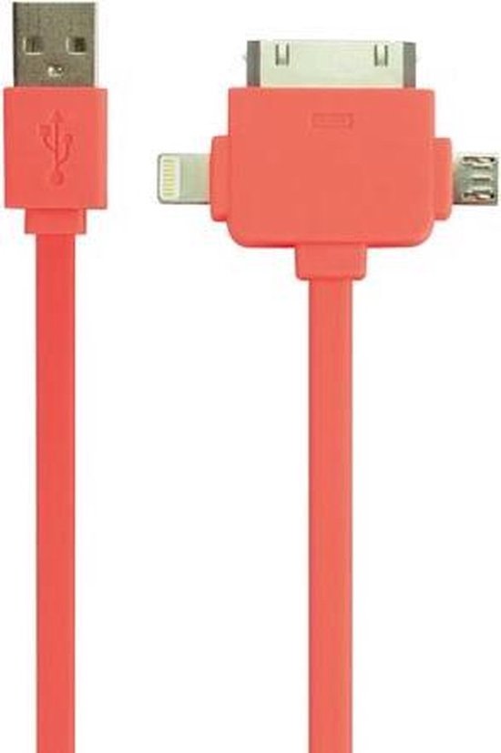 3-In-1 Usb 2.0-Laad-/Synchronisatiekabel