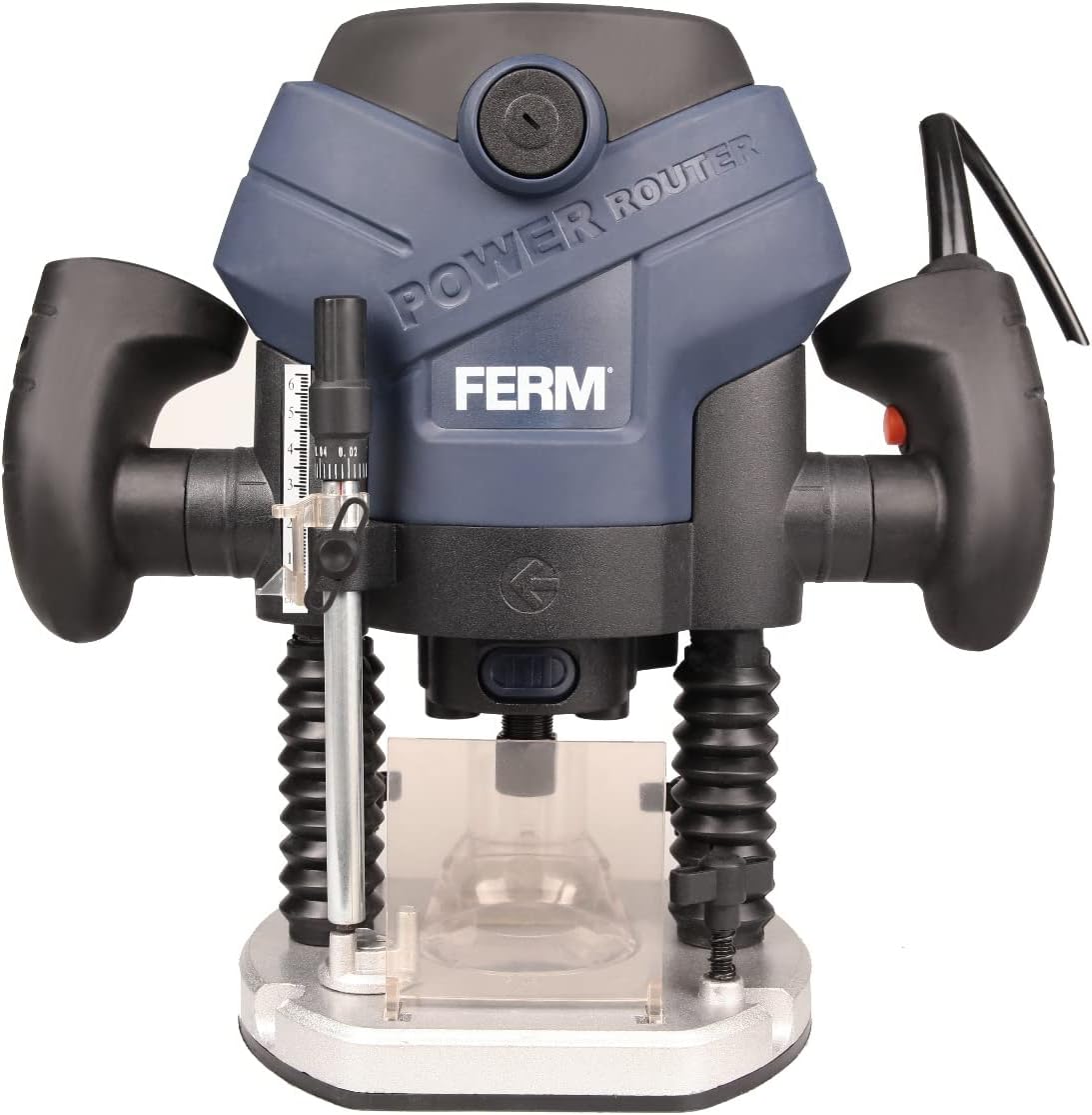 FERM Bovenfrees - PRM1015 - 1300W - 2 Spantangen - 60mm Freesdiepte - 30mm Freesdiameter - 6-delige