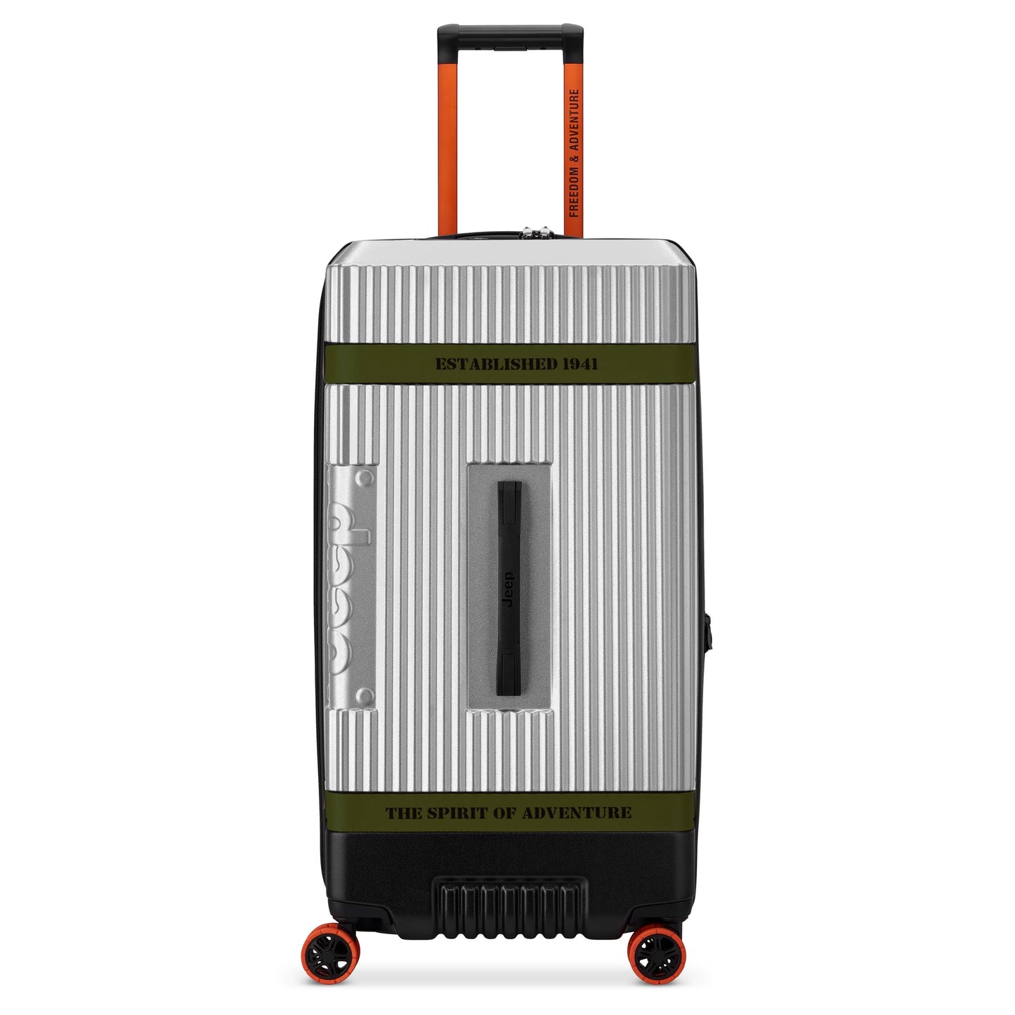 Delsey Jeep Soute Trolley XL 80 cm – Stretchable – Zilver