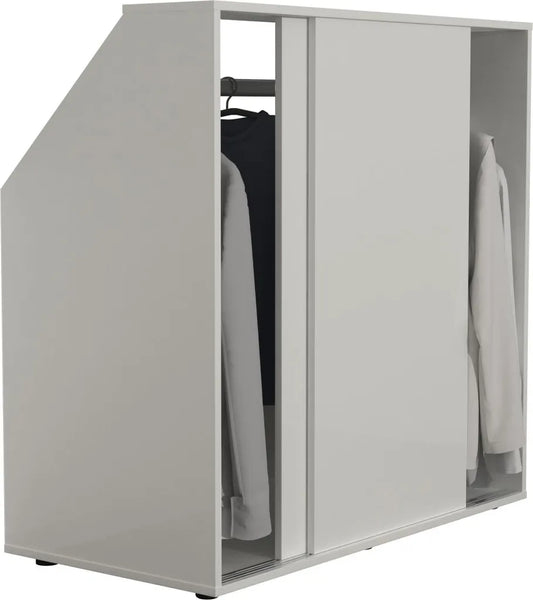 Coast Schuifdeurkast met Kledingroede - 100x50x100cm - Wit