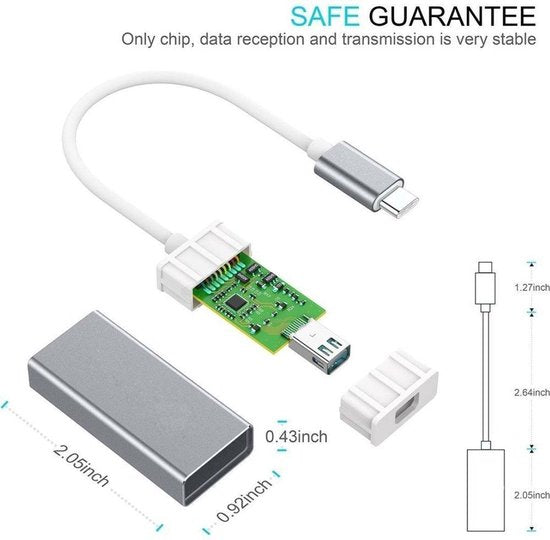 Garpex® USB C naar Mini DisplayPort Adapter - USB 3.1 Type-C naar Mini DP Kabel