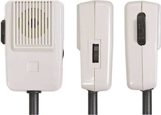 Velleman Megafoon, schouderriem, sirene, spreekfunctie, fluittoon, afneembare microfoon, 25 W, 500 m