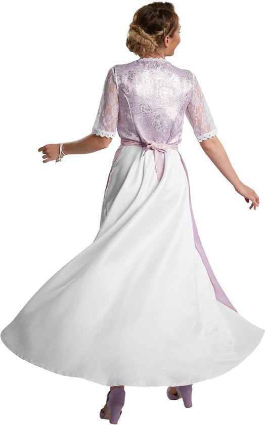 dressforfun - Maxi-Dirndl Neuschwanstein model 2 XL - verkleedkleding kostuum halloween verkleden feestkleding carnavalskleding carnaval feestkledij partykleding - 304648