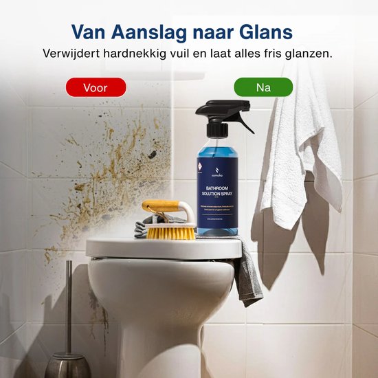 Samako Badkamerreiniger - Bathroom Solution Spray - Voor Kalk en Zeepresten