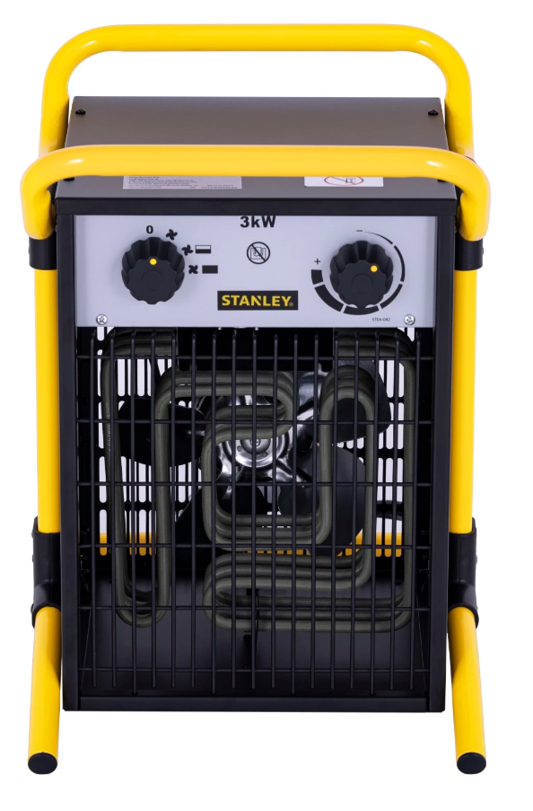 Stanley Werkplaatskachel 3000 W - 45 x 30 x 20 cm - krachtig en compact